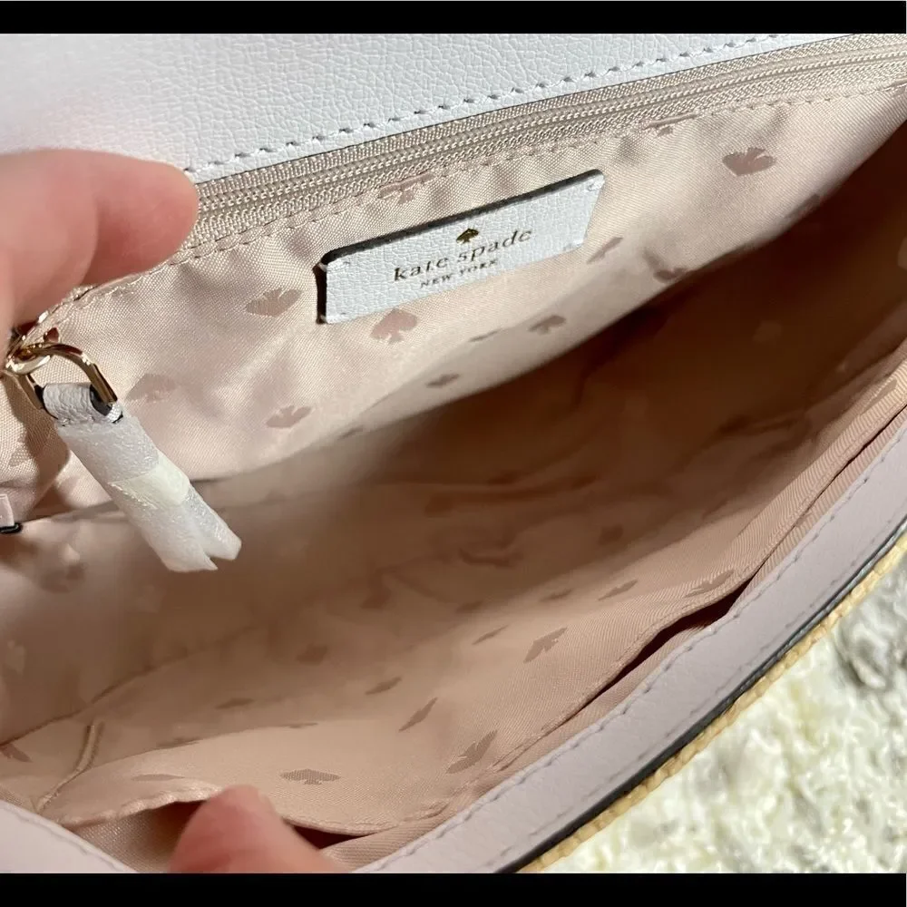 NWT Kate Spade Medium Chain Saddle Bag